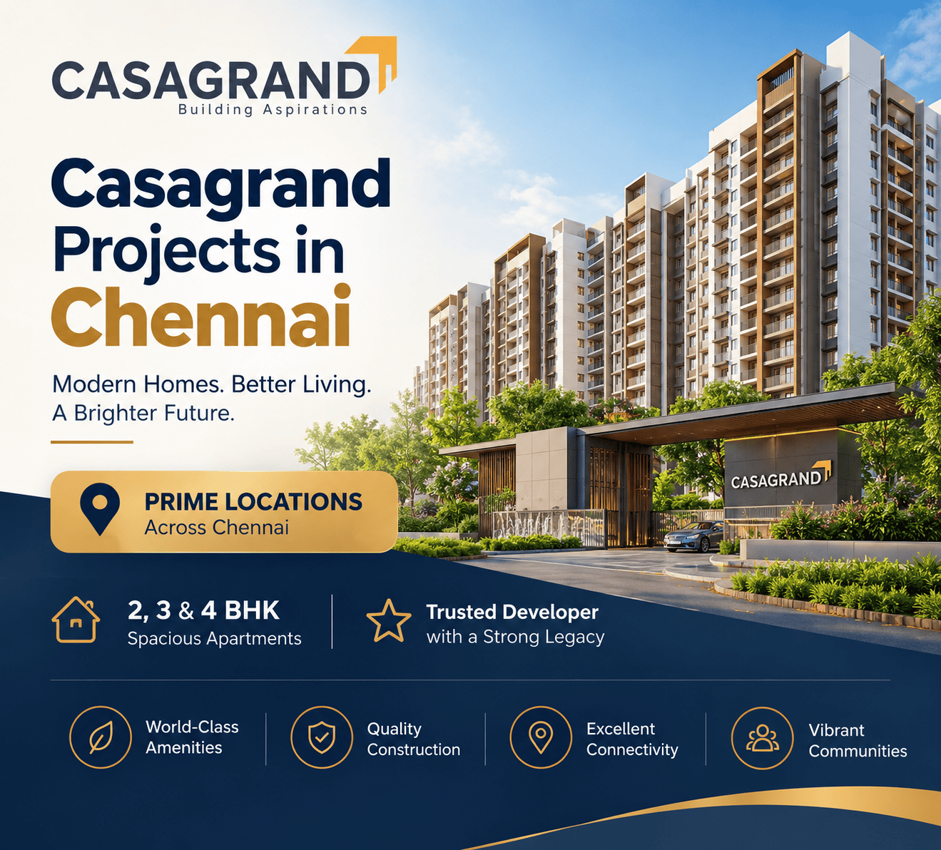 Casagrand residential apartments Chennai