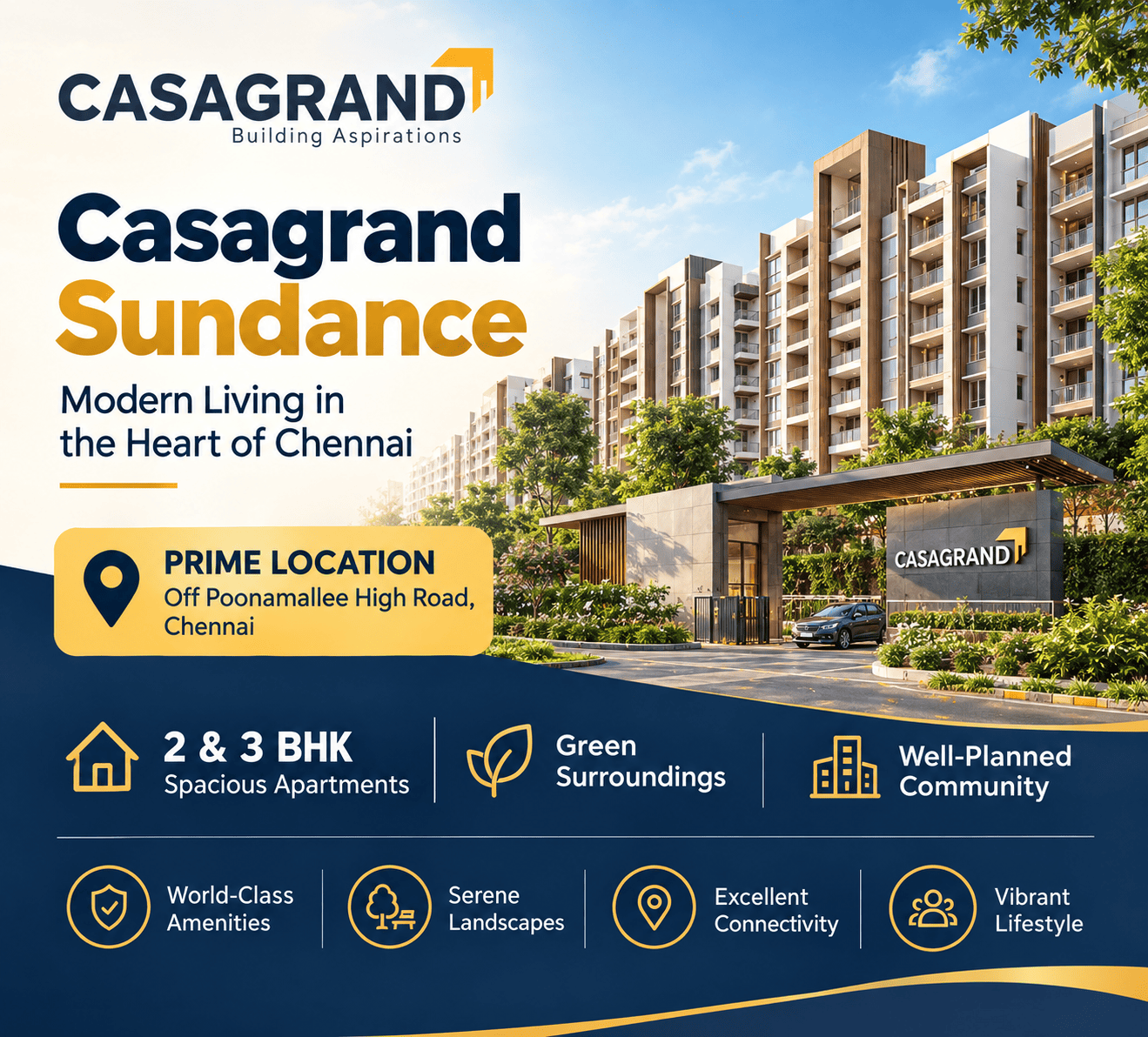 Casagrand Sundance Chennai premium apartments