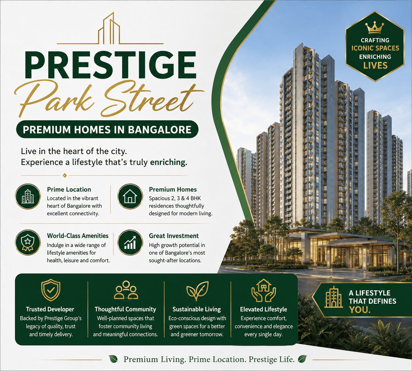 Prestige Park Street premium residential apartments Chennai