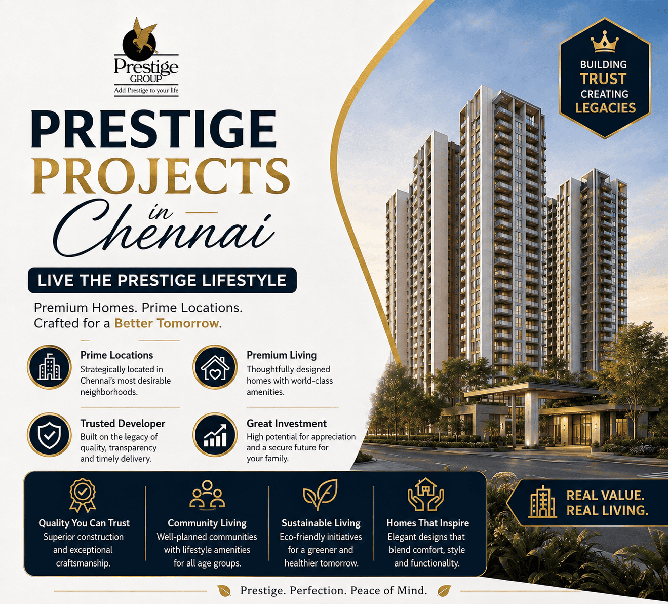 Prestige residential apartments Chennai