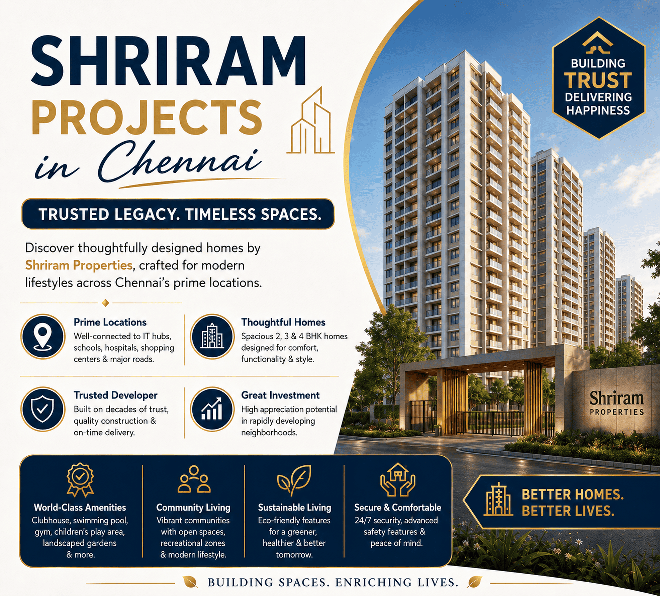 Shriram residential apartments Chennai